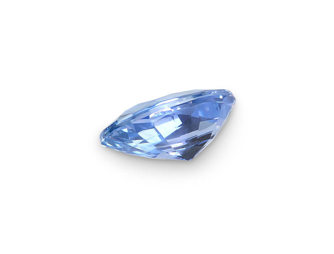 0.71ct blue sapphire, oval cut