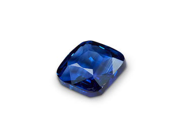 0.75ct Royal Blue Sapphire Cushion Cut