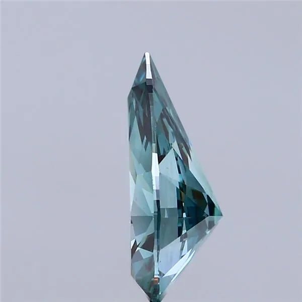 1.56ct Pear Lab Grown Diamond (Colour Fancy Deep Green, Clarity VS2, IGI Certified) - The Sapphire Merchant
