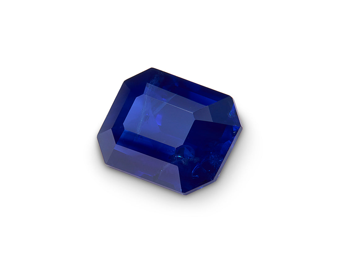 1.22ct Royal Blue Sapphire Emerald Cut