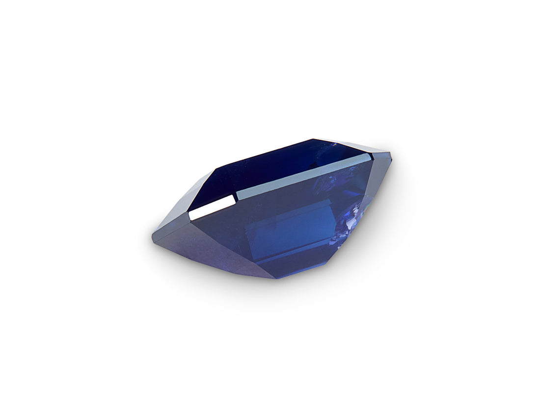 1.22ct Royal Blue Sapphire Emerald Cut