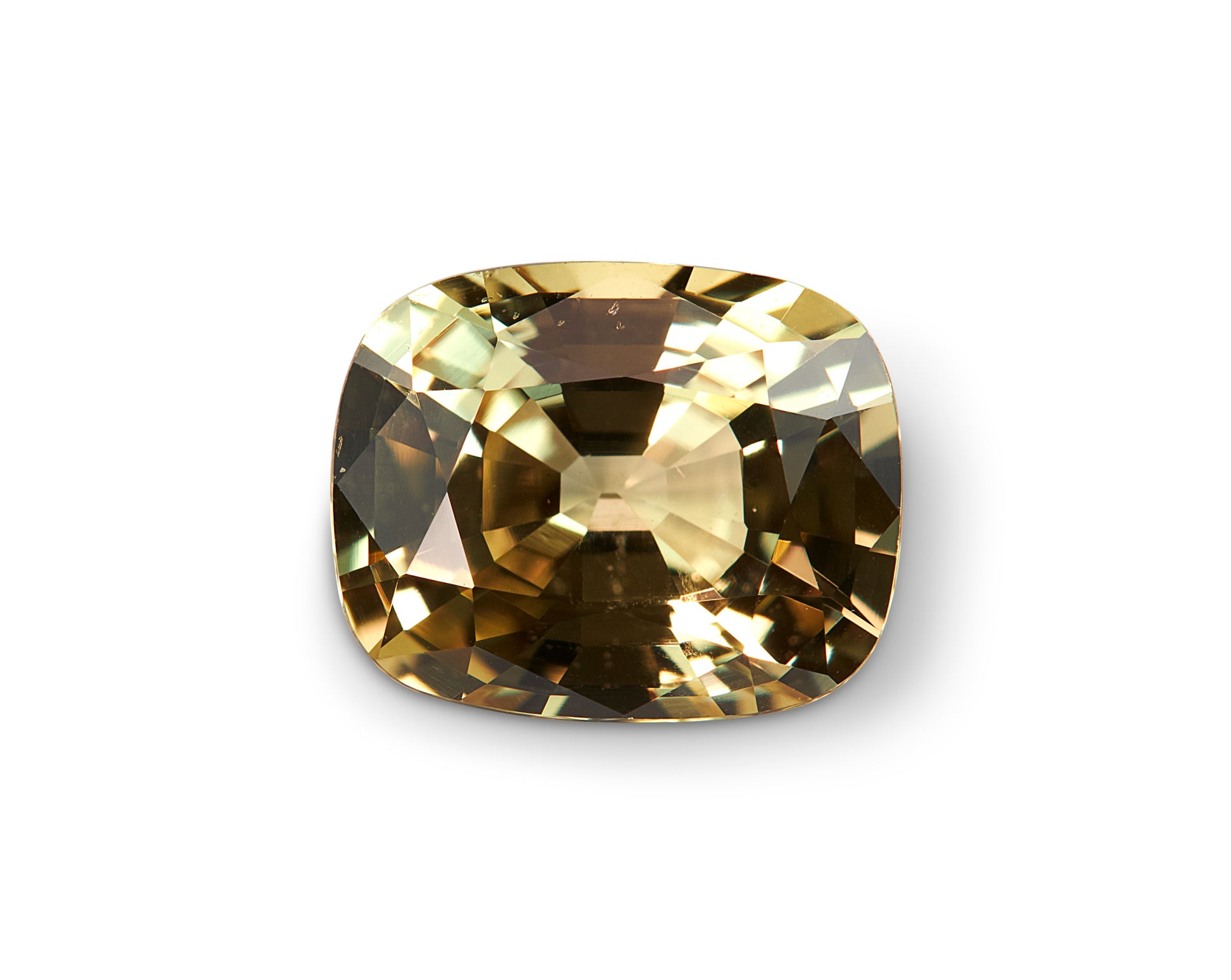 1.58ct Yellow Sapphire Cushion Cut