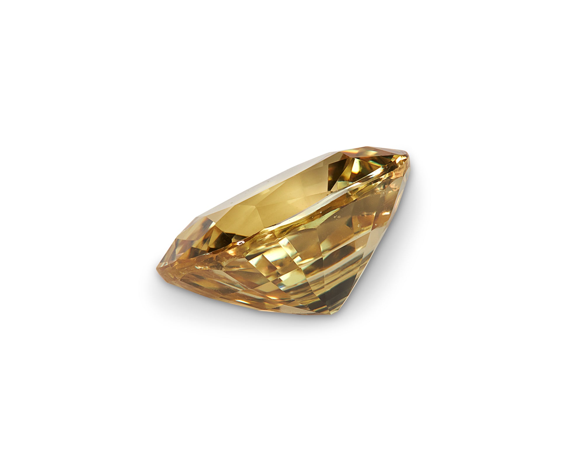 1.58ct Yellow Sapphire Cushion Cut