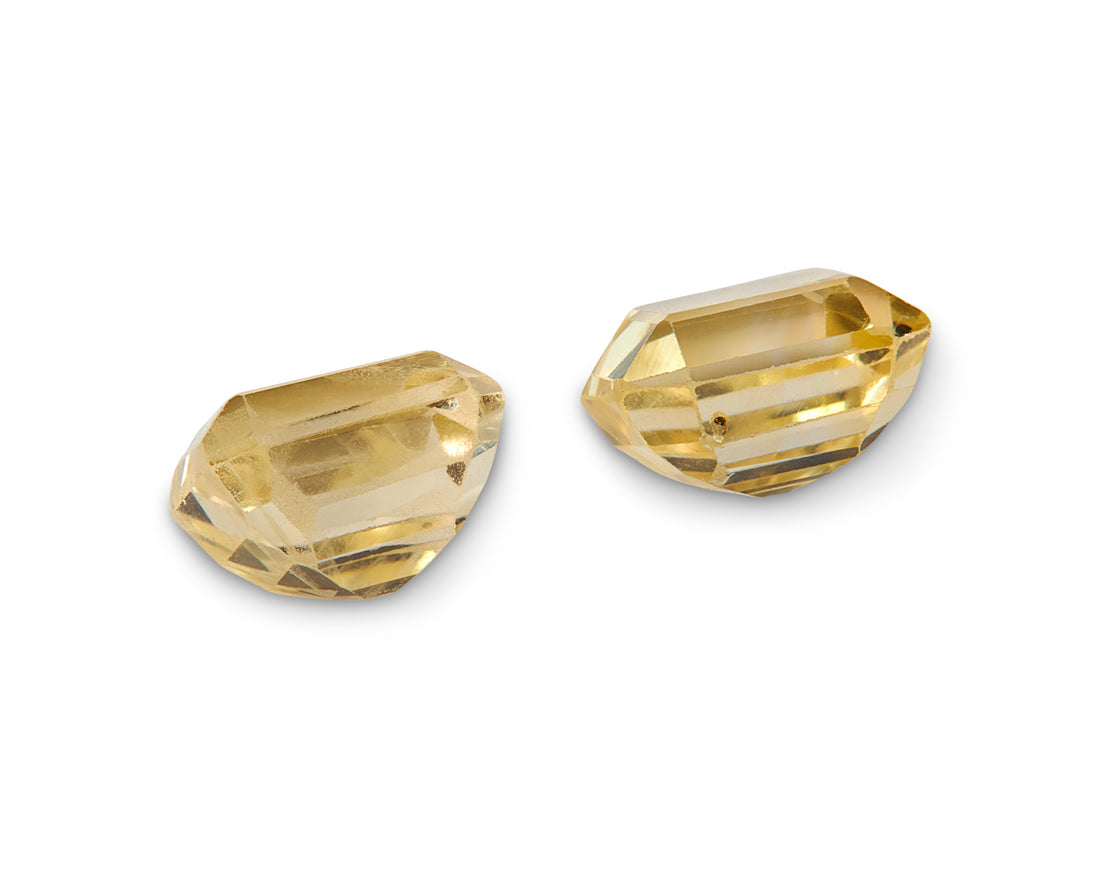 1.76ct Yellow Sapphire Pair - The Sapphire Merchant