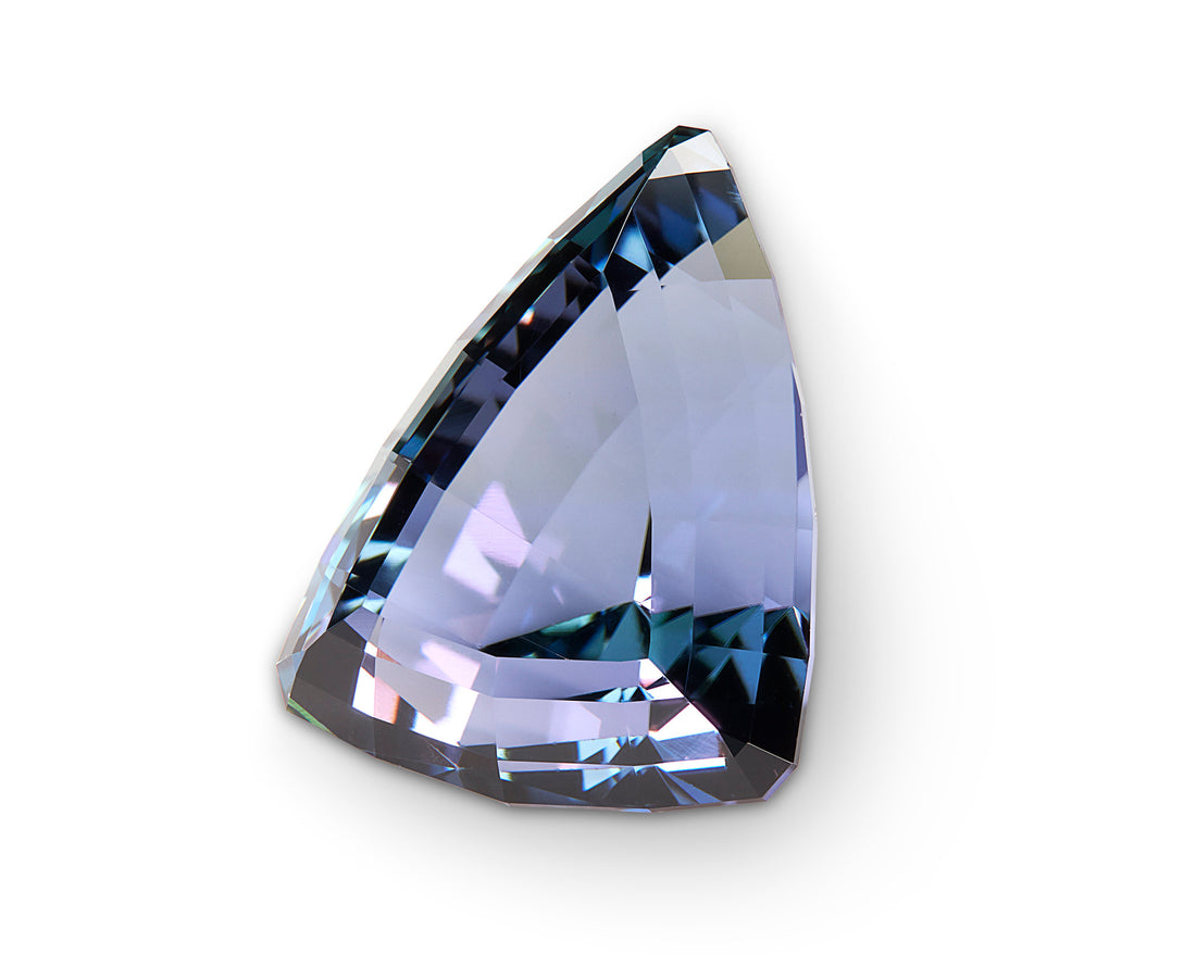 11.40ct Tanzanite Zoisite Trillion Cut