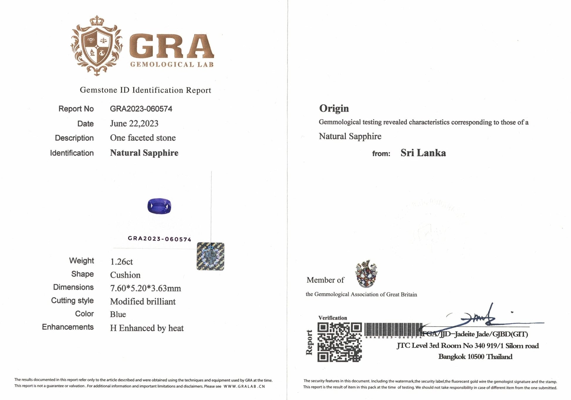 2.43ct Blue Sapphire Pair - The Sapphire Merchant