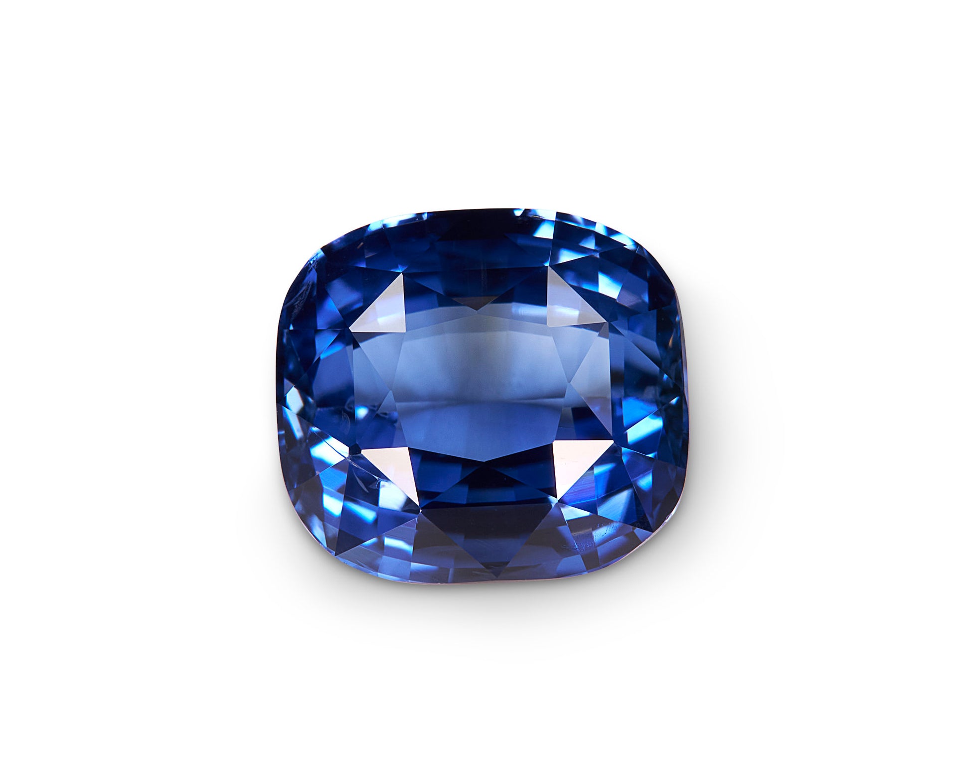 2.86ct Cornflower Blue Sapphire cushion cut Sri Lanka Origin