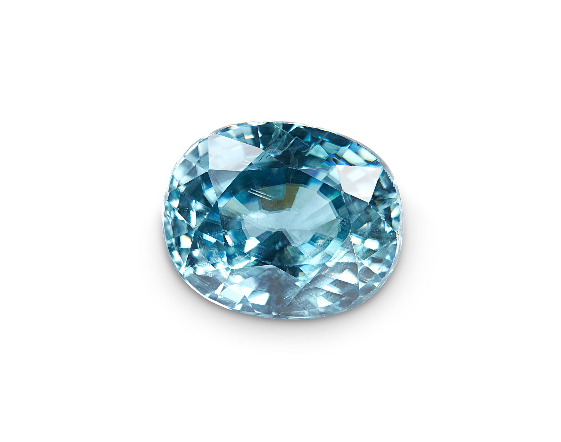2.90ct Cambodian Blue Zircon - The Sapphire Merchant
