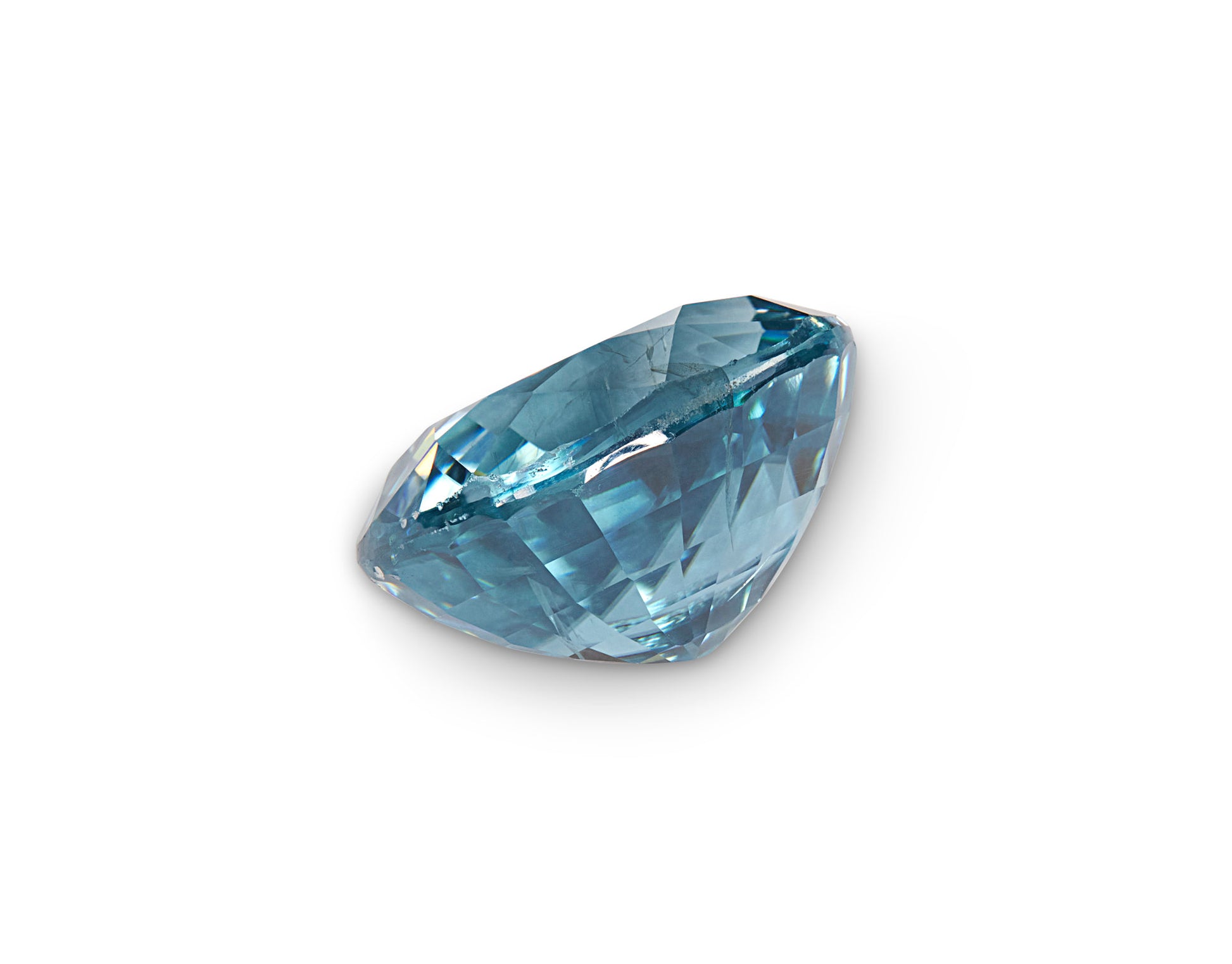 2.90ct Cambodian Blue Zircon - The Sapphire Merchant
