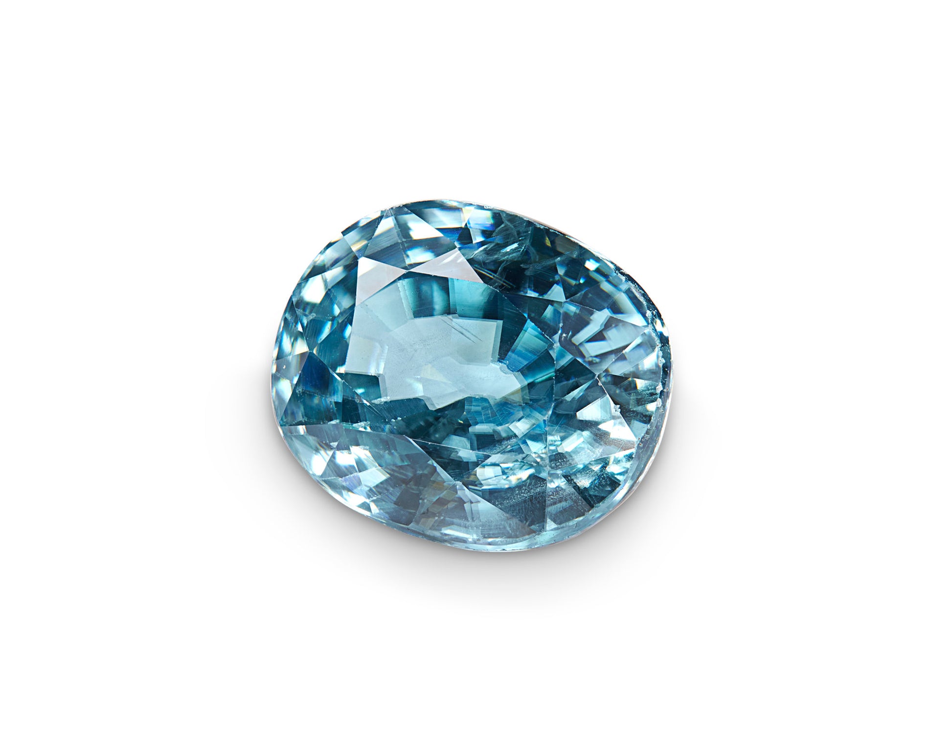 2.90ct Cambodian Blue Zircon - The Sapphire Merchant