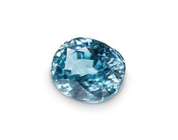 2.90ct Cambodian Blue Zircon - The Sapphire Merchant