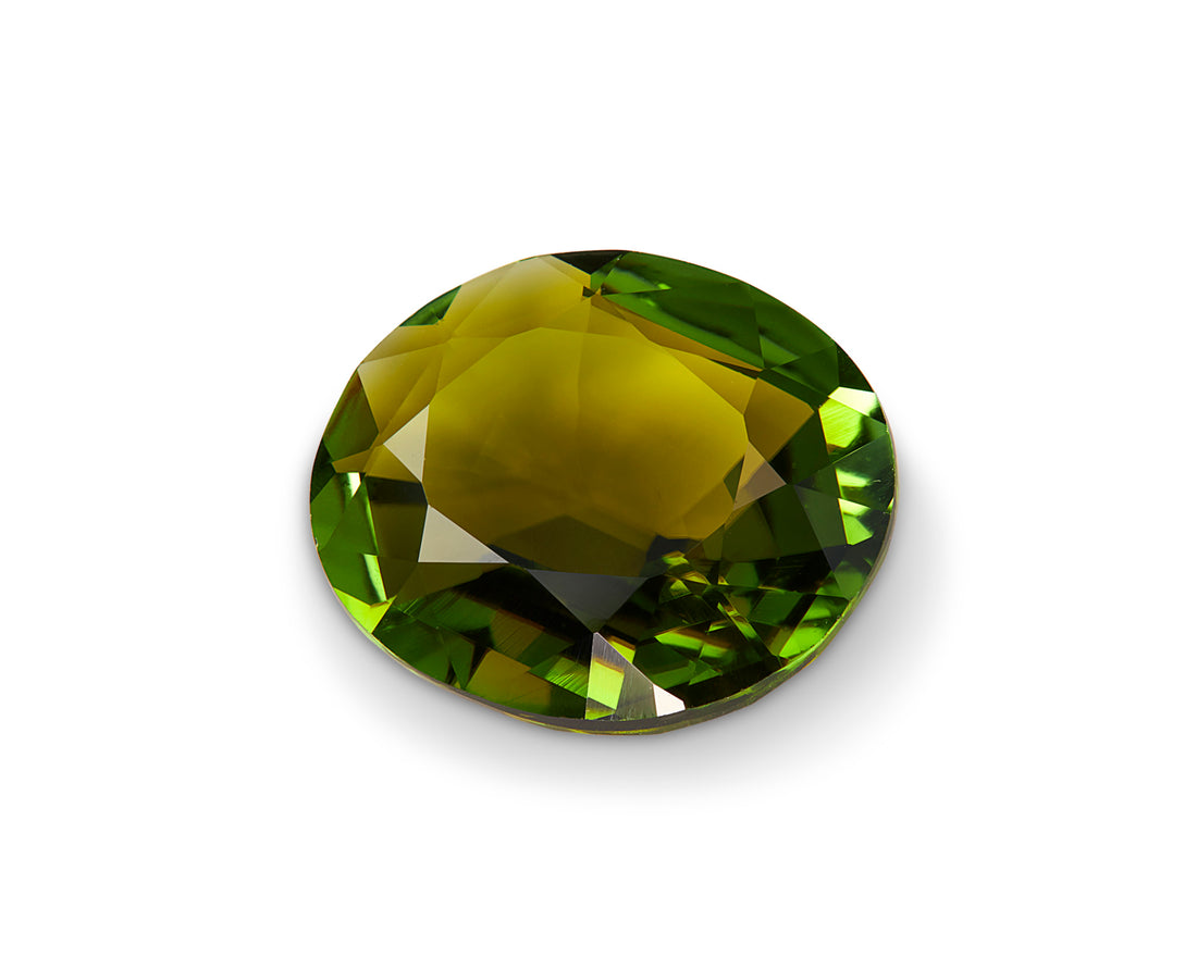 3.98ct Olive Green Tourmaline - The Sapphire Merchant