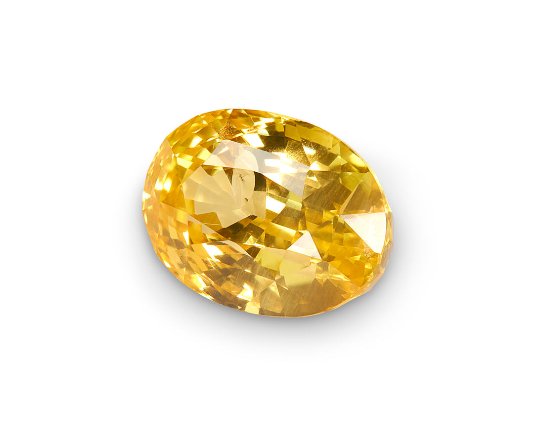 4.17ct Vivid Yellow Sapphire - The Sapphire Merchant
