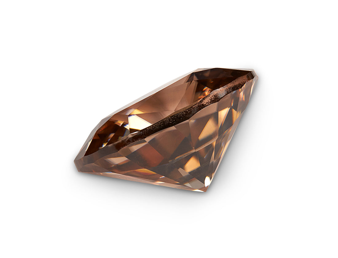 6.88ct Chocolate Zircon - The Sapphire Merchant