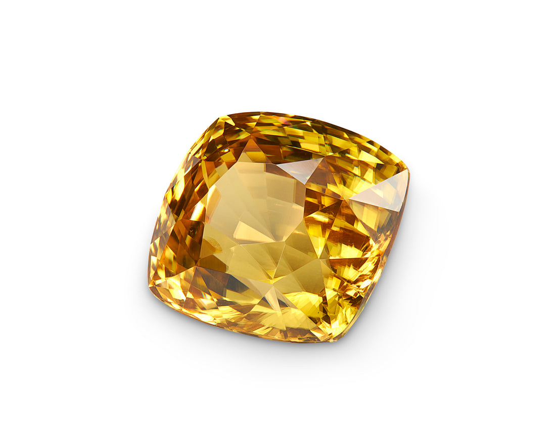 7.20ct Golden Yellow Zircon - The Sapphire Merchant