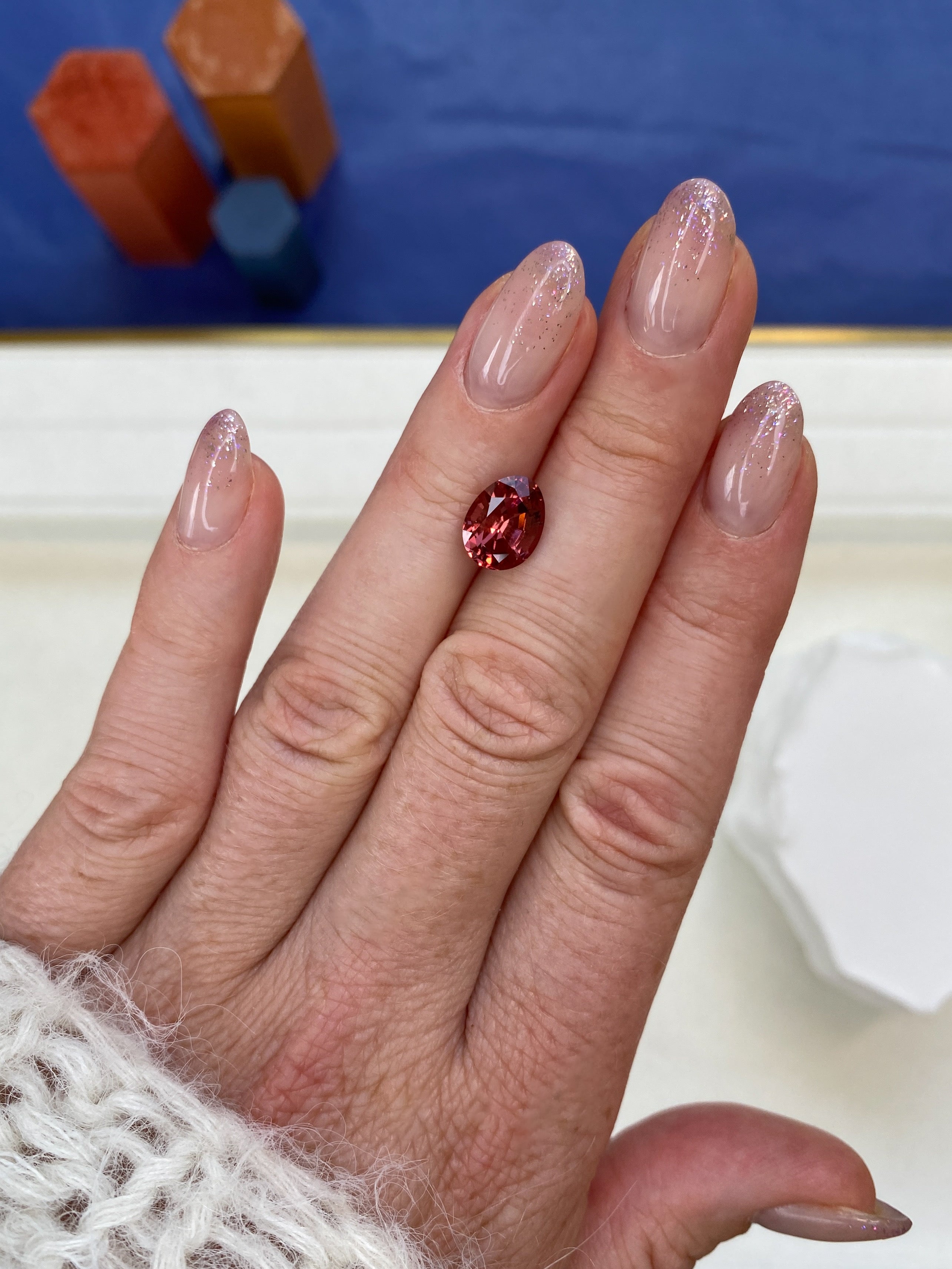 Malaya Garnet Egg Cut