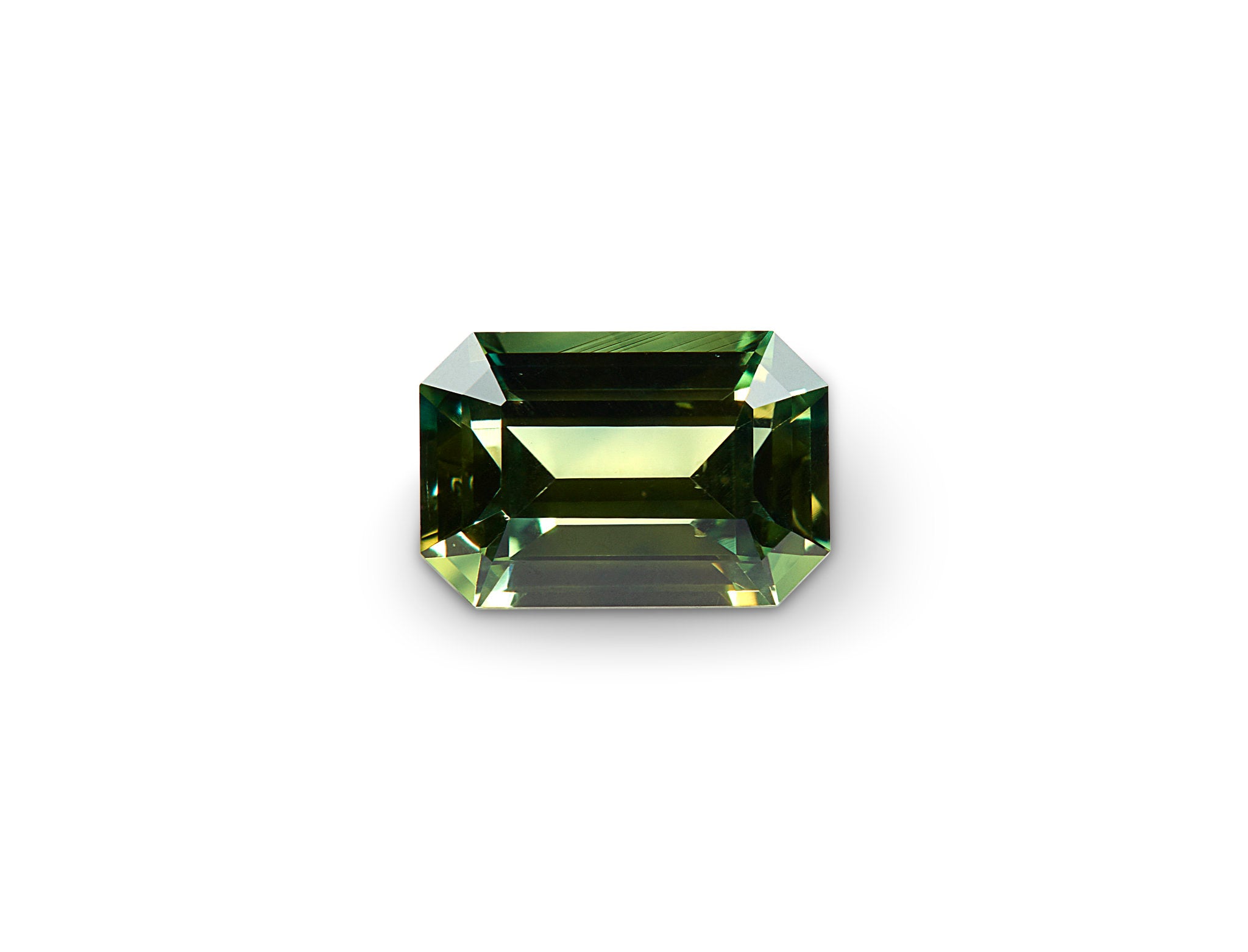 0.50ct Green Sapphire Emerald Cut Australia Origin