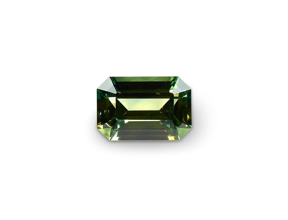 0.50ct Green Sapphire Emerald Cut Australia Origin