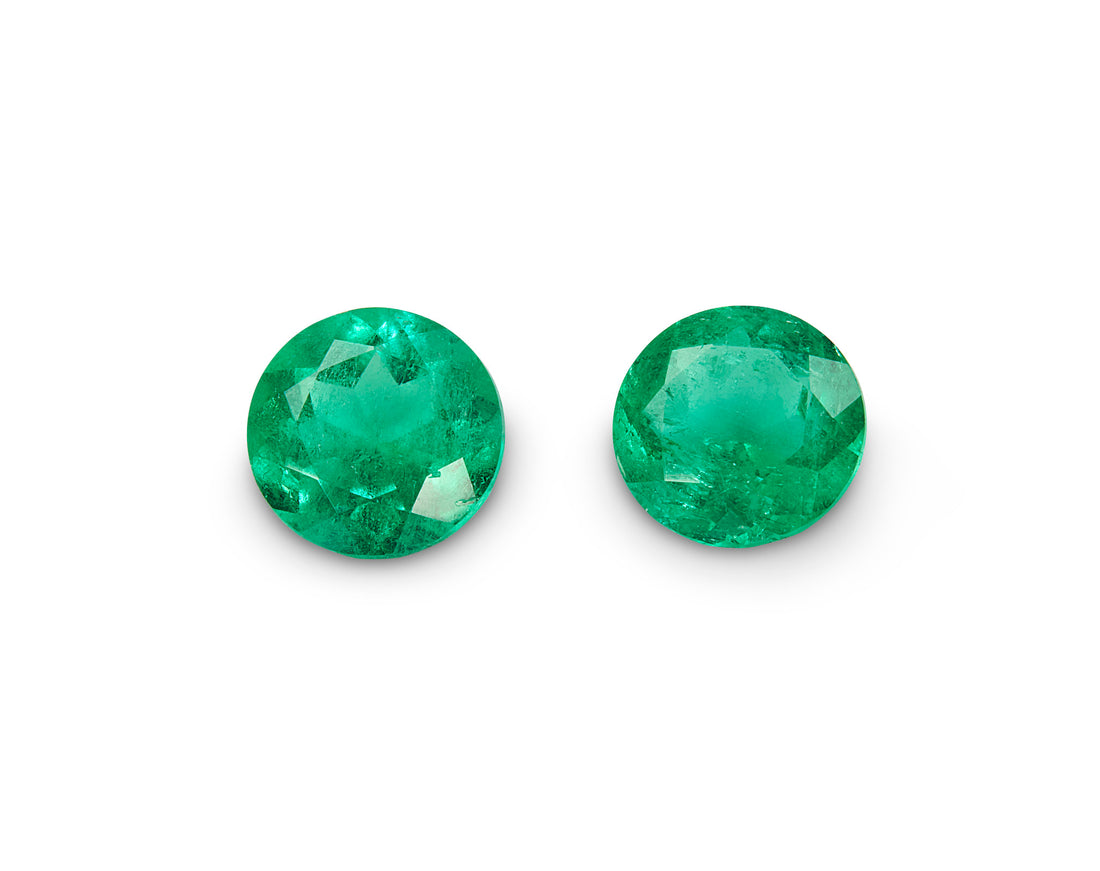 0.51ct Colombian Emerald Pair - The Sapphire Merchant