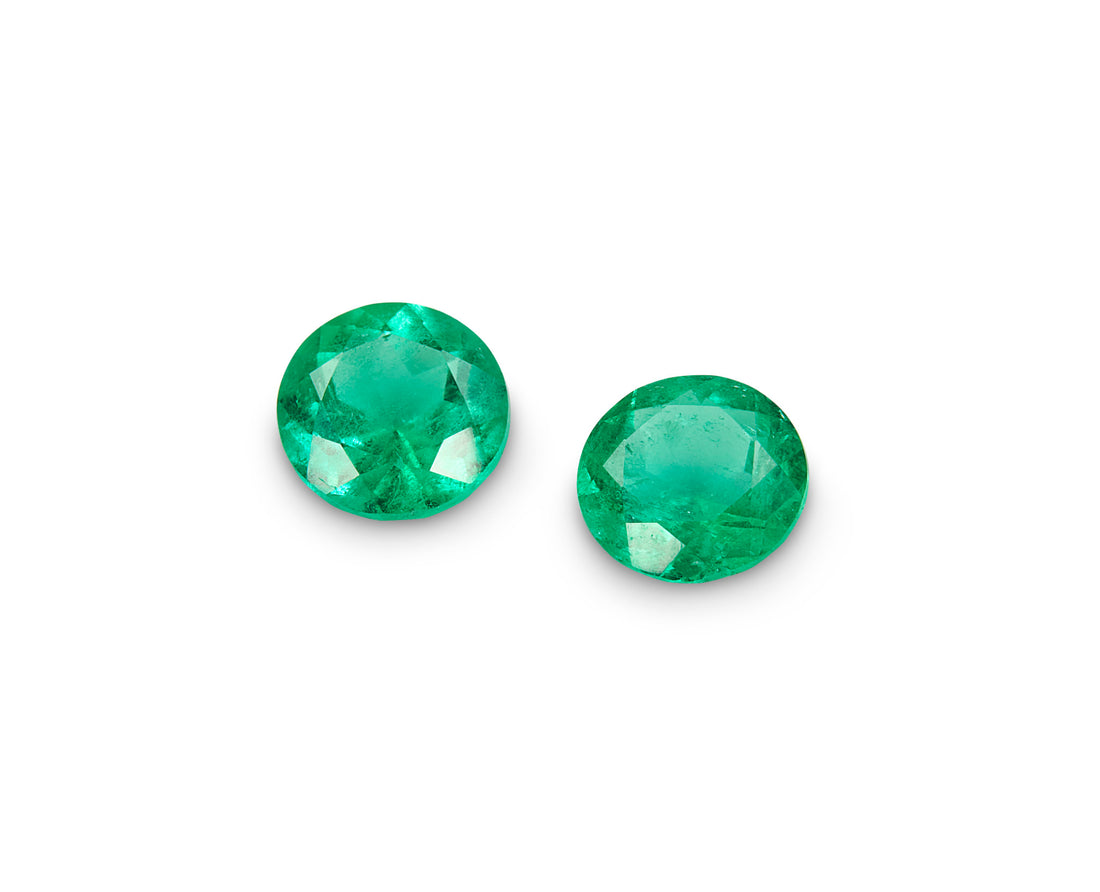 0.51ct Colombian Emerald Pair - The Sapphire Merchant