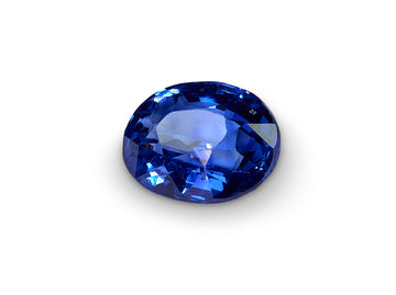 0.77ct Royal Blue Sapphire Oval Cut