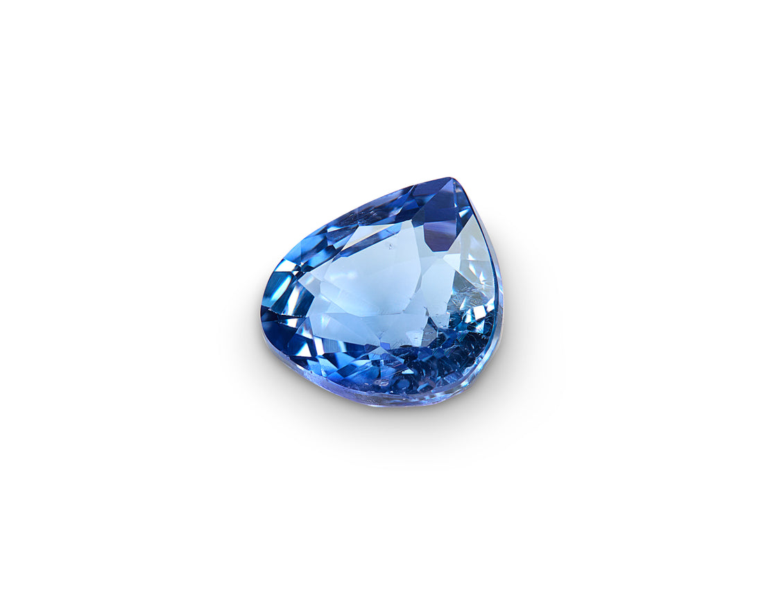 0.84ct Blue Sapphire Pear Shape Australia Origin