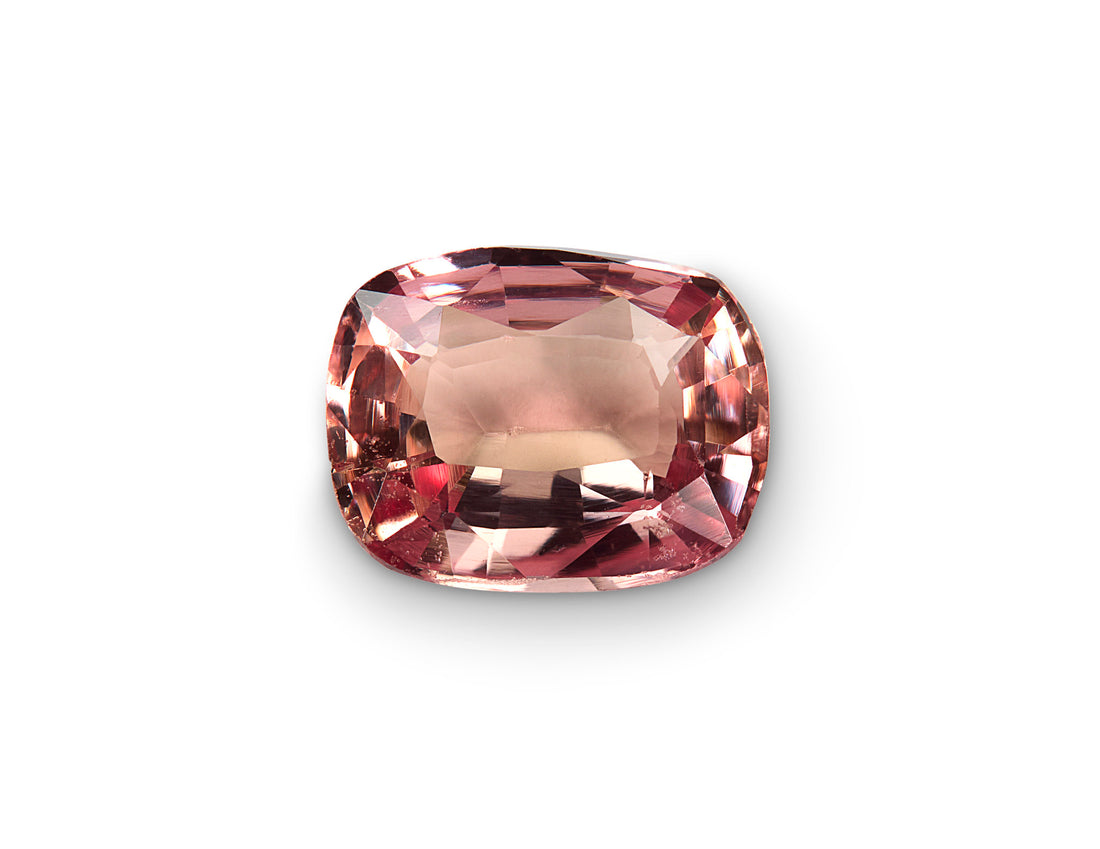 0.93ct Padparadscha Sapphire Cushion Cut Unheated