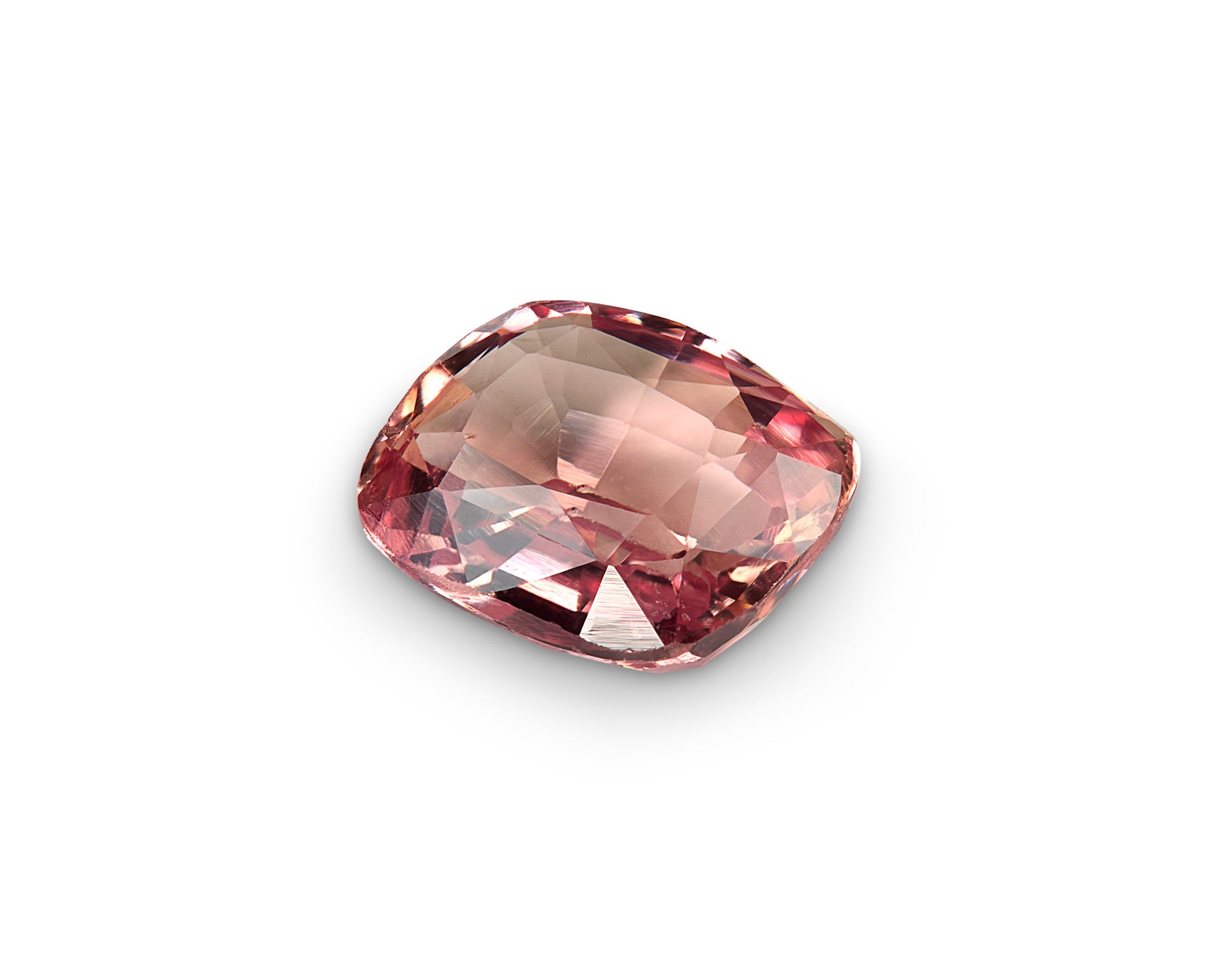 0.93ct Padparadscha Sapphire Cushion Cut Unheated