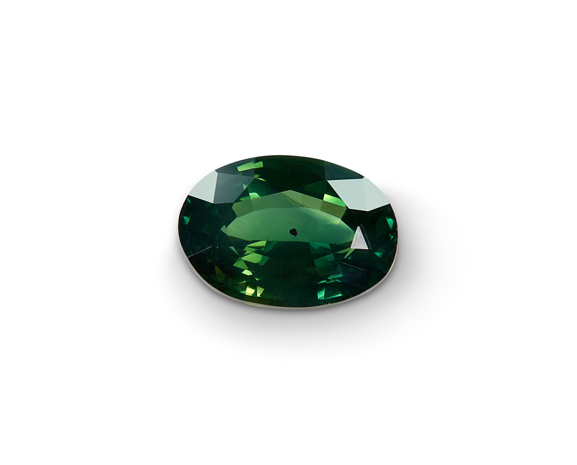 0.99ct Green Sapphire Oval Cut Australia Origin