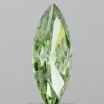 2.01ct Marquise Lab Grown Diamond (Colour Fancy Vivid Green, Clarity SI1, IGI Certified) - The Sapphire Merchant