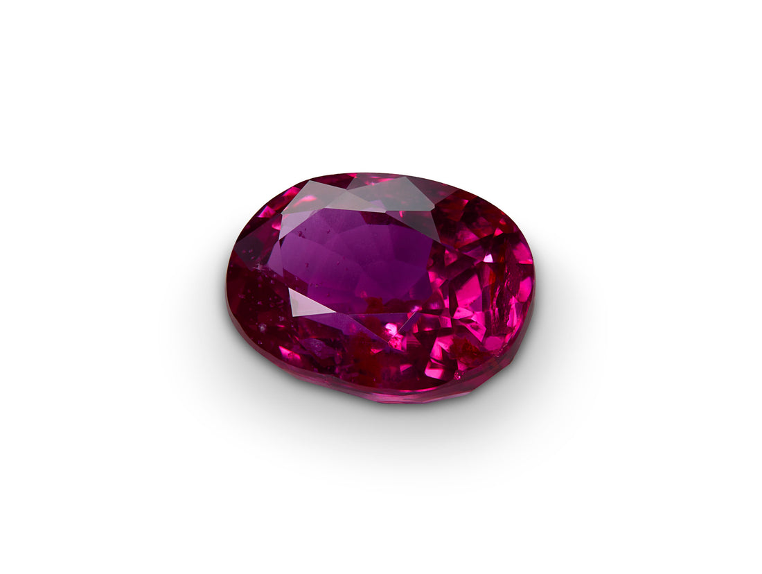 1.00ct Ruby Oval Unheated with GIA