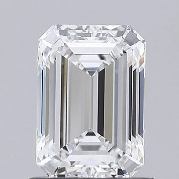1.00ct Emerald Lab Grown Diamond (Colour D, Clarity FL, IGI Certified)