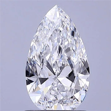 1.00ct Pear Lab Grown Diamond (Colour D, Clarity VVS1, IGI Certified)