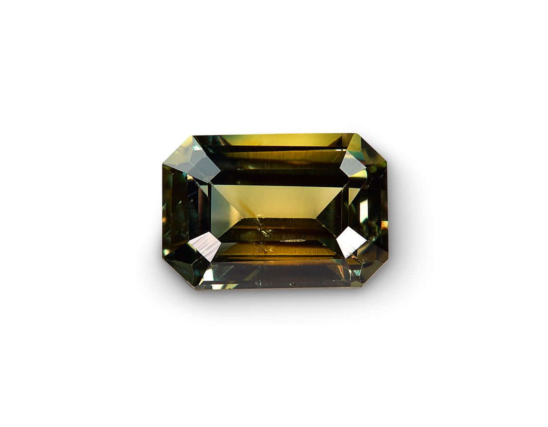 1.00ct brown and green sapphire
