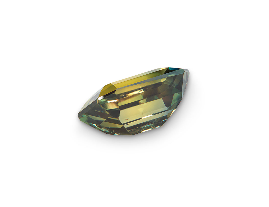 1.00ct brown and green sapphire