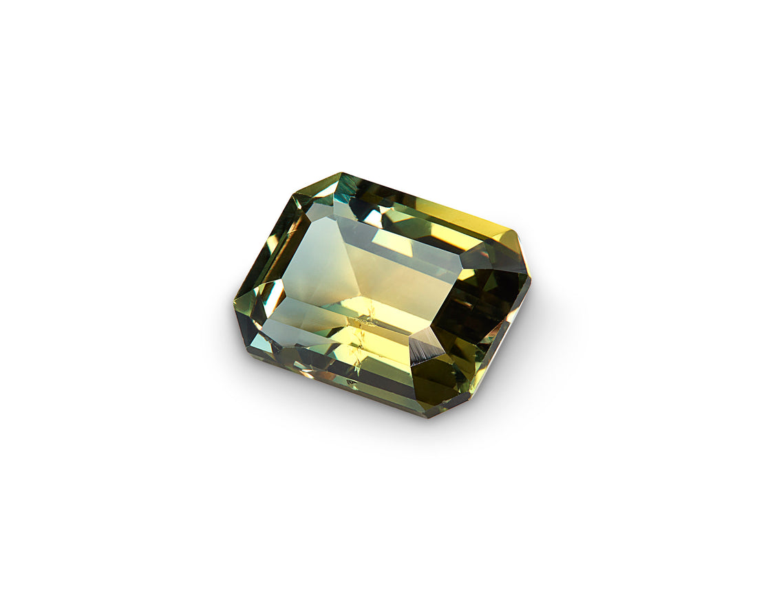 1.00ct brown and green sapphire