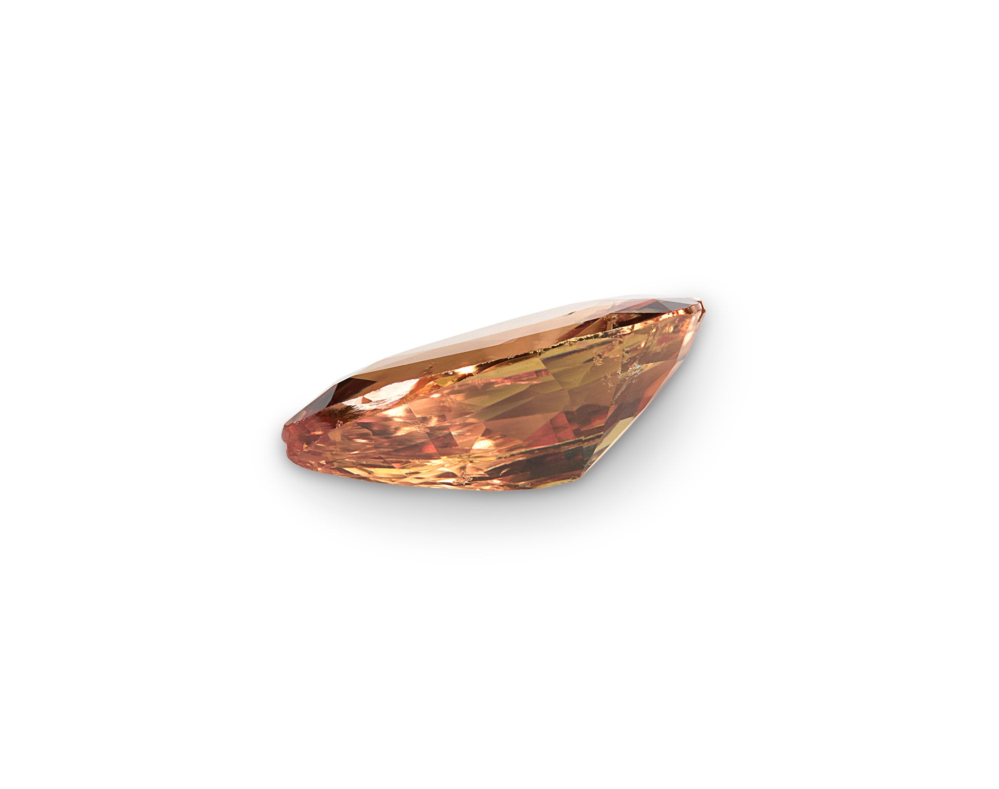 1.01ct padparadscha pear cut