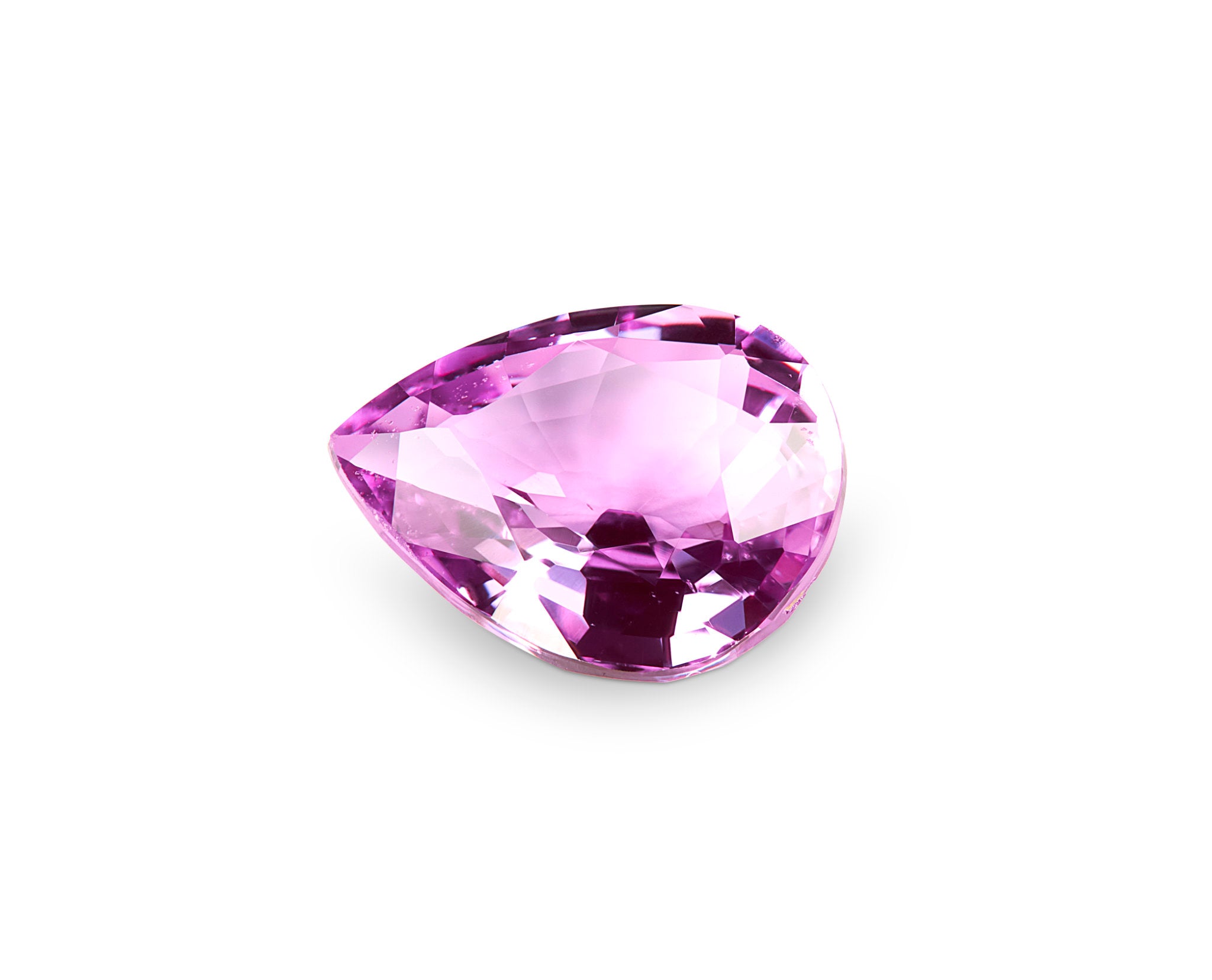 1.01ct Pink Sapphire Pear Cut