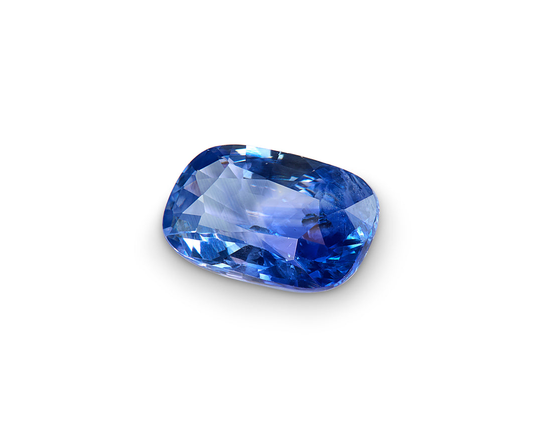 1.02ct cushion cut blue sapphire