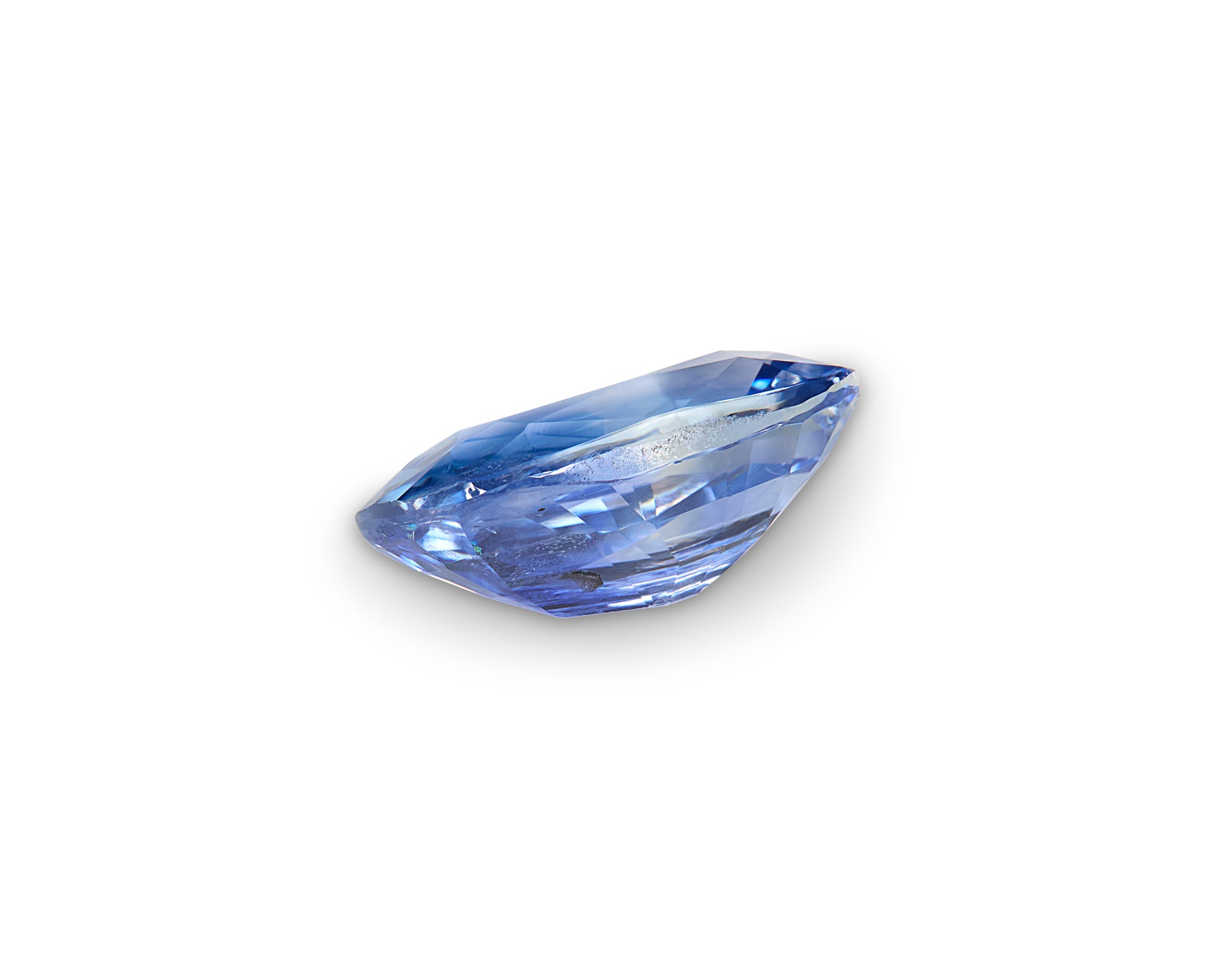 1.02ct cushion cut blue sapphire