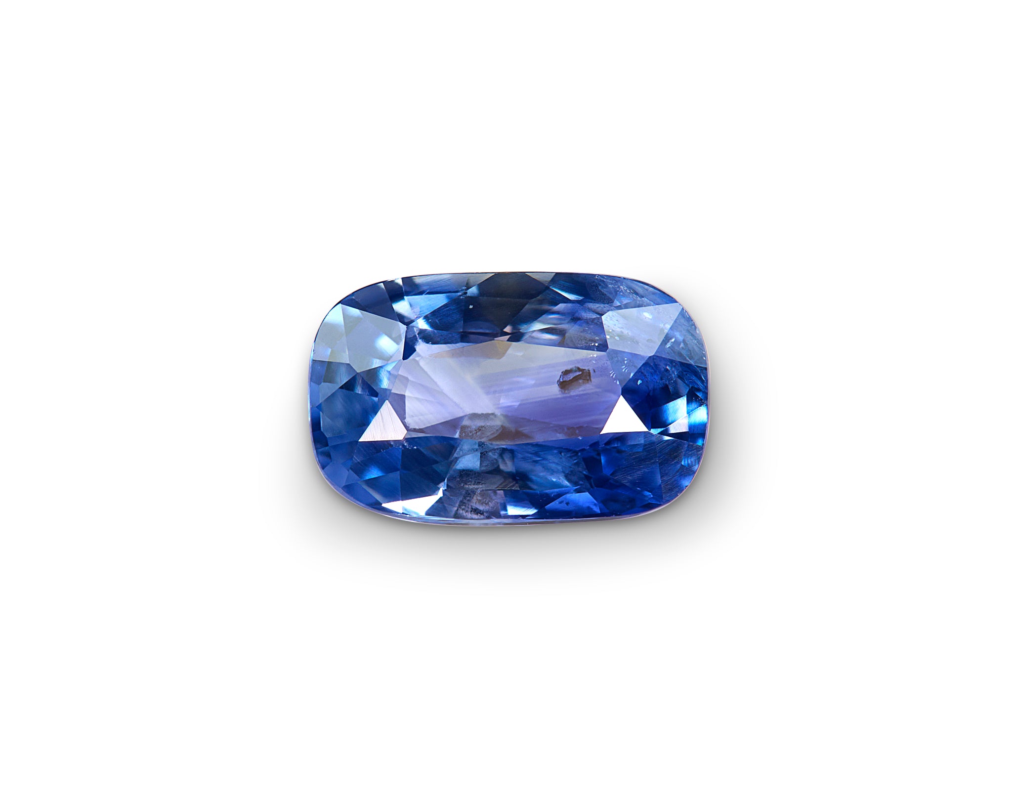 1.02ct cushion cut blue sapphire