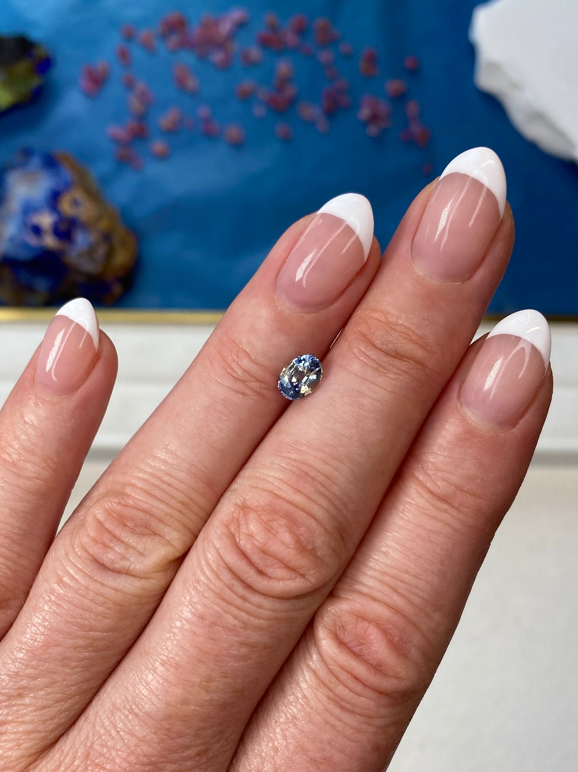 1.03ct Bi-Colour Sapphire Blue and Yellow