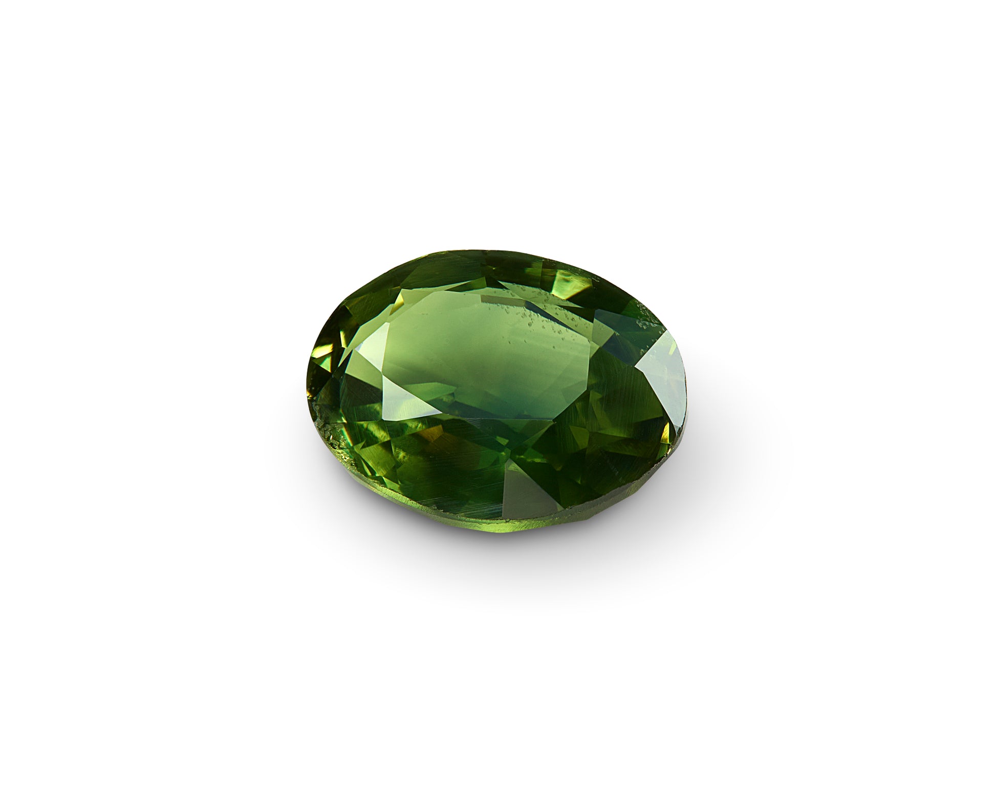 1.03ct Green Sapphire Oval Cut Australia Origin