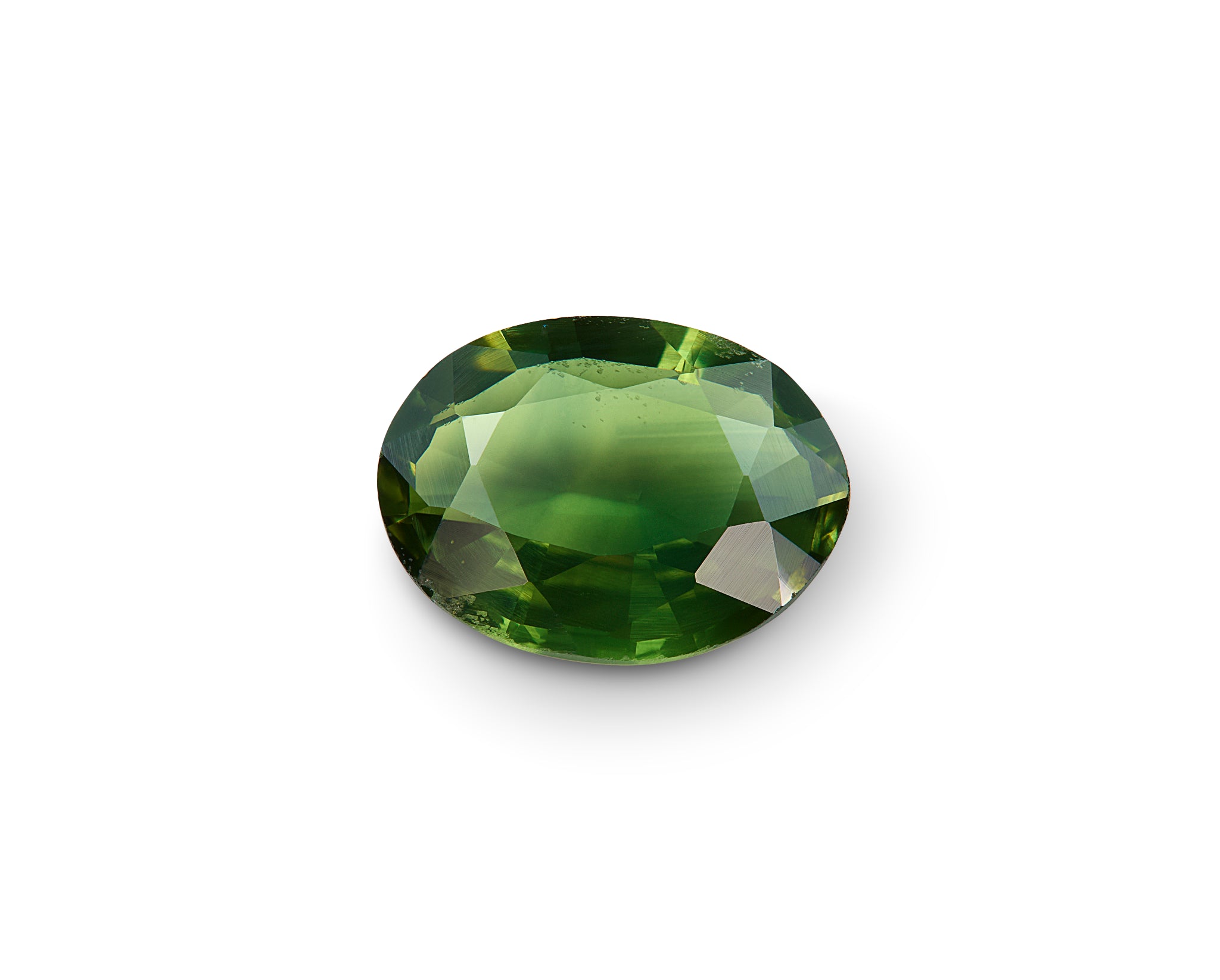 1.03ct Green Sapphire Oval Cut Australia Origin