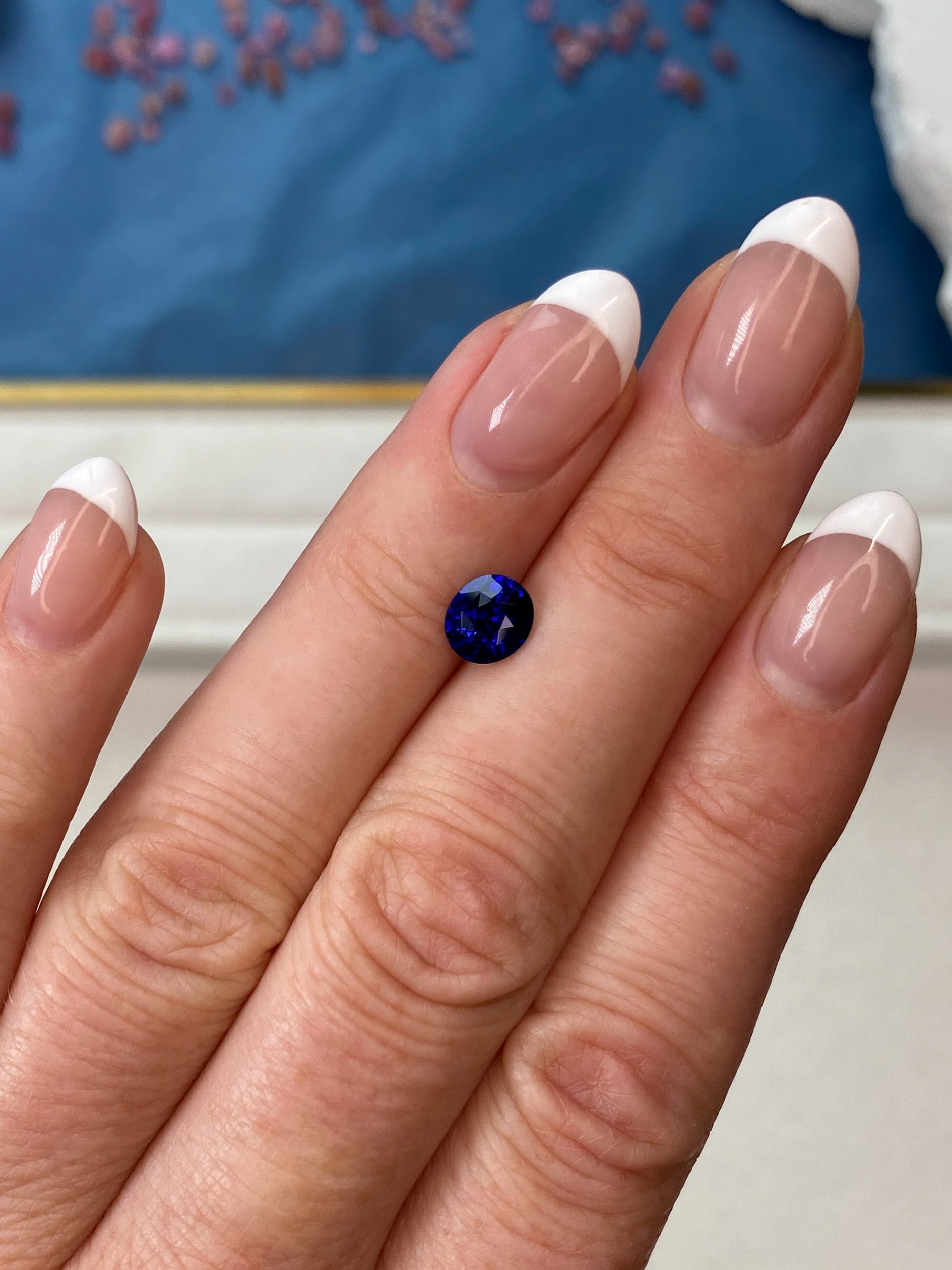 1.09ct Royal Blue Sapphire Oval Cut