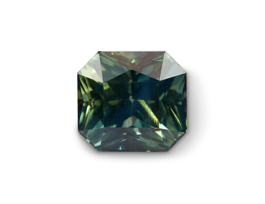 1.10ct Teal Green Sapphire - The Sapphire Merchant