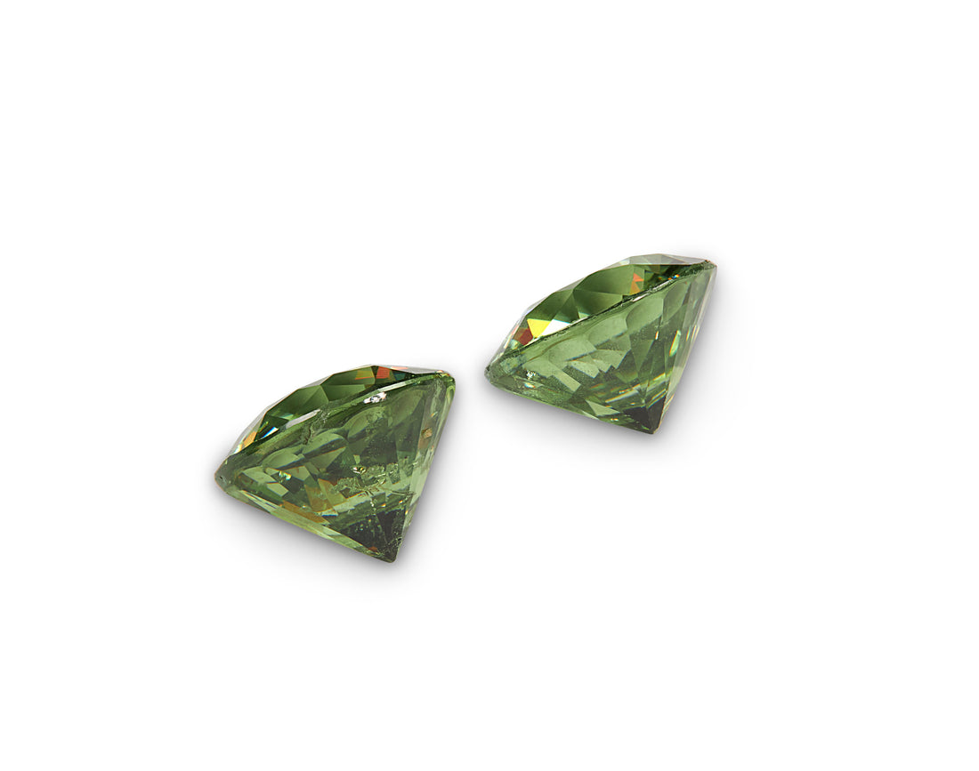 1.12ct Demantoid Garnet Pair - The Sapphire Merchant