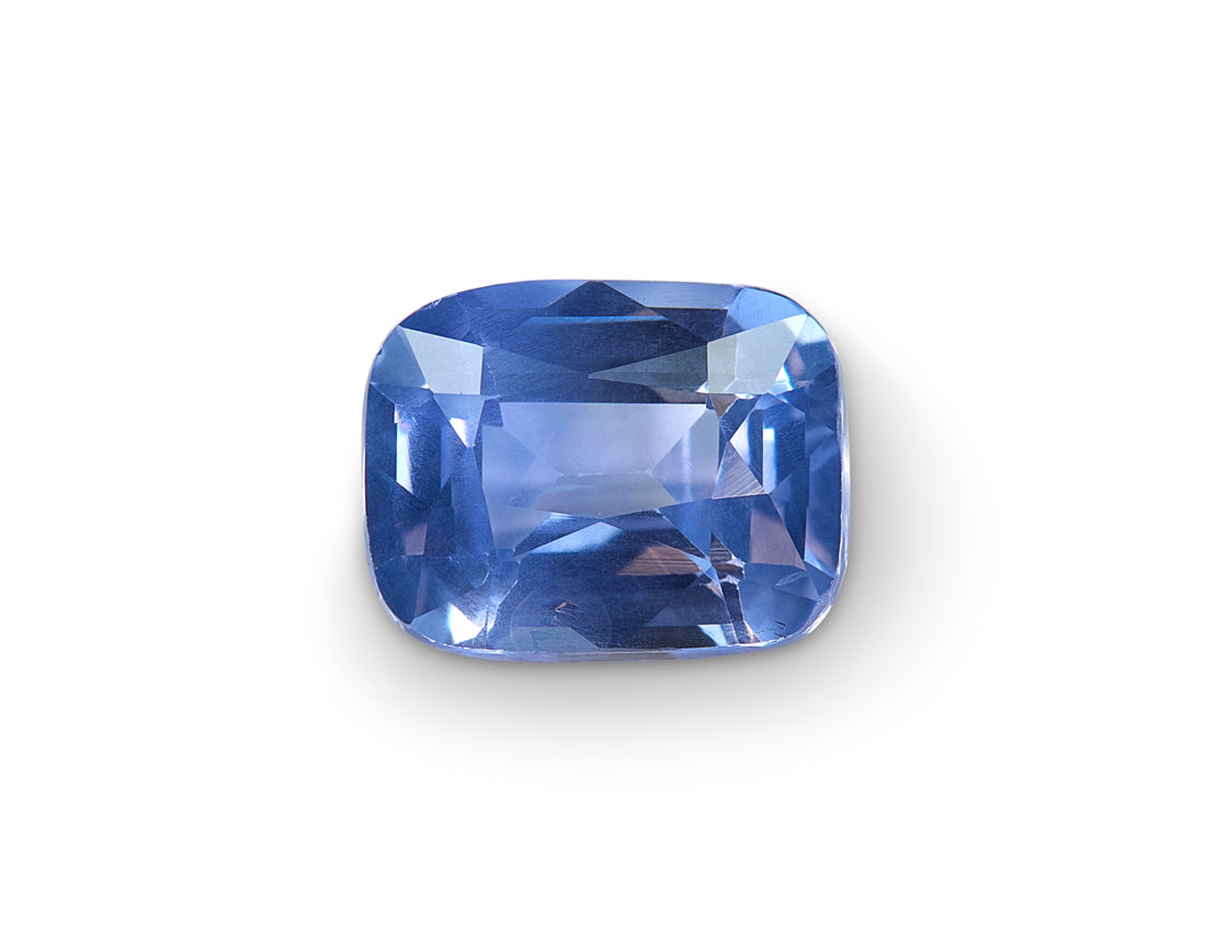 1.13ct sapphire blue cushion