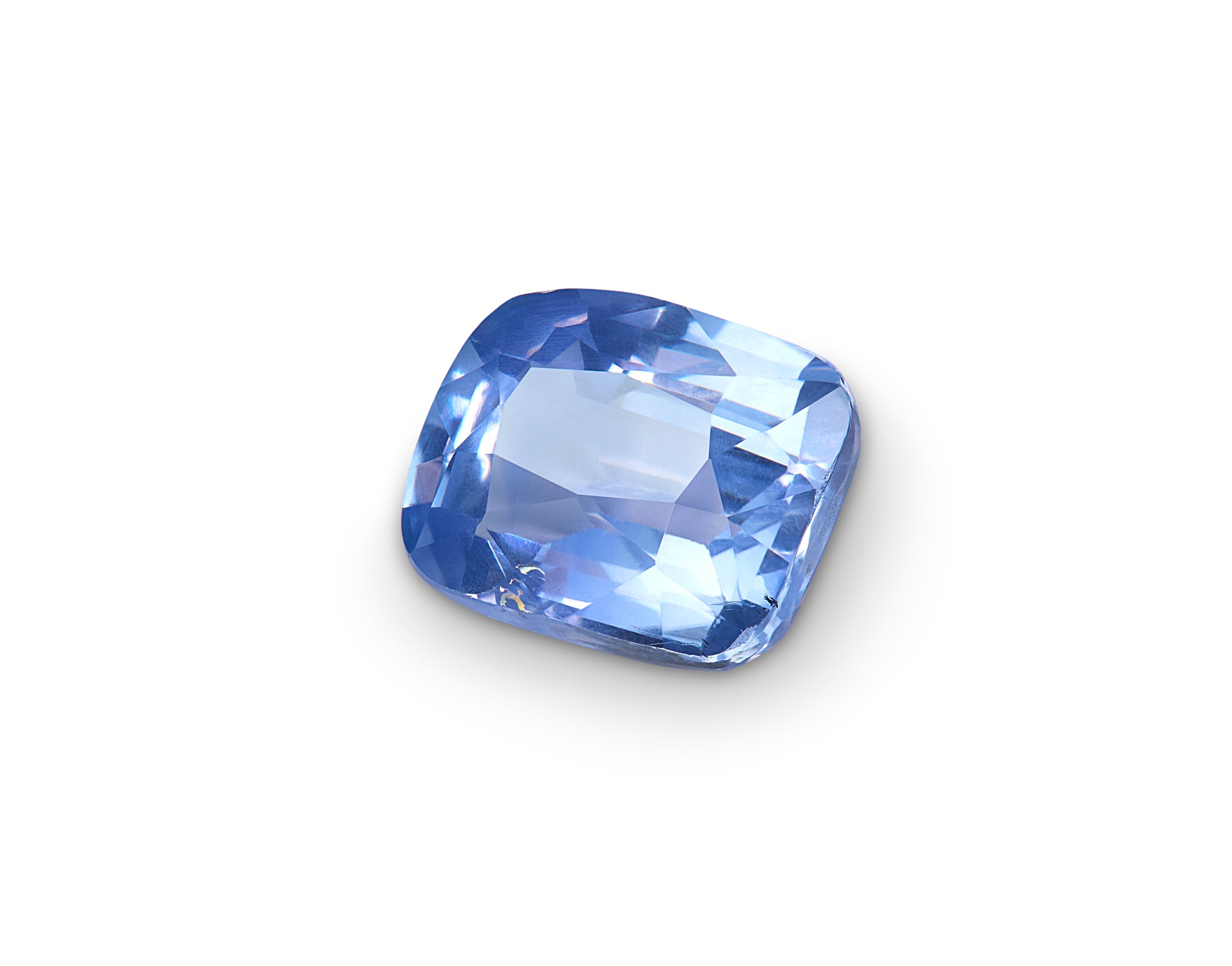 1.14ct sapphire blue cushion