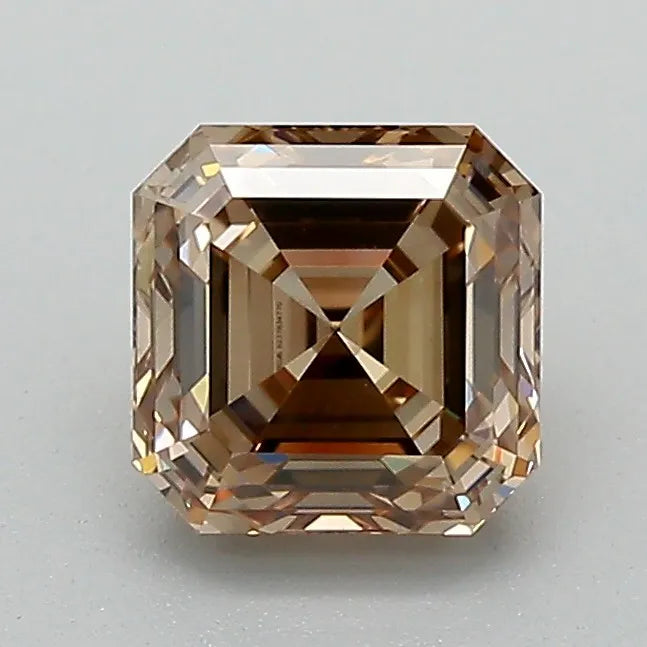 1.16ct Square emerald Natural Diamond (Colour Fancy Dark Brown, Clarity VS1, GIA Certified)